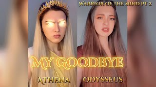 ⚠️FW⚠️ #pov Athena and Odysseus part ways. (COLLAB: @CrazyCae) #shorts #acting #greekmythology