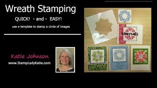 How to Make a Wreath from Small Stamps