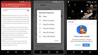 YouTube App Mobile Time to take a break? Digital Wellbeing screenshot 3