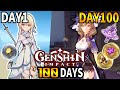 【原神100days】無課金で初めから100日間本気で「リサ」を育成してみたらとんでもないことになった【総集編】