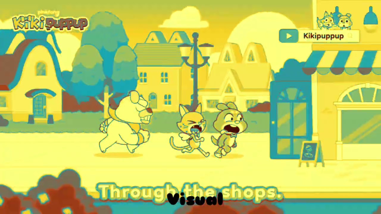 Bark Bark ! 🐶🎶 | Fun Dog Song for Kids | KikiPupUp | Effect sponspred by Gamavisiom Csupo Effects