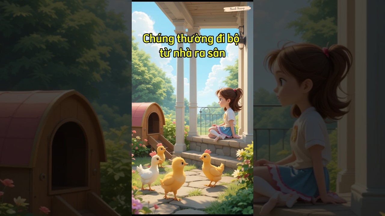 Bài thơ: “ĐÀN GÀ CON ĐI LON TON” || Thơ hay cho trẻ mầm non || Bé học nói tiếng Việt || Thơ cho bé