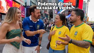 Pedimos pra dormir na casa de estranhos na Copa