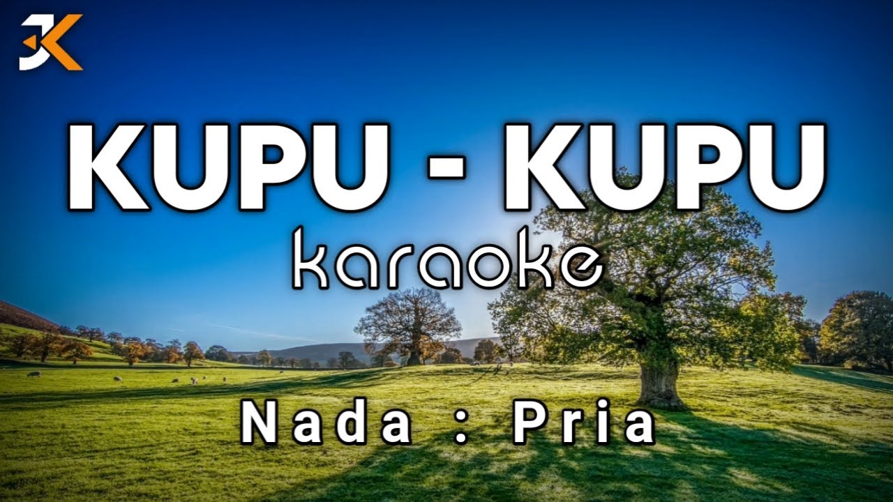 KARAOKE KUPU KUPU - RITA SUGIARTO | NADA PRIA | COVER KORGPA50