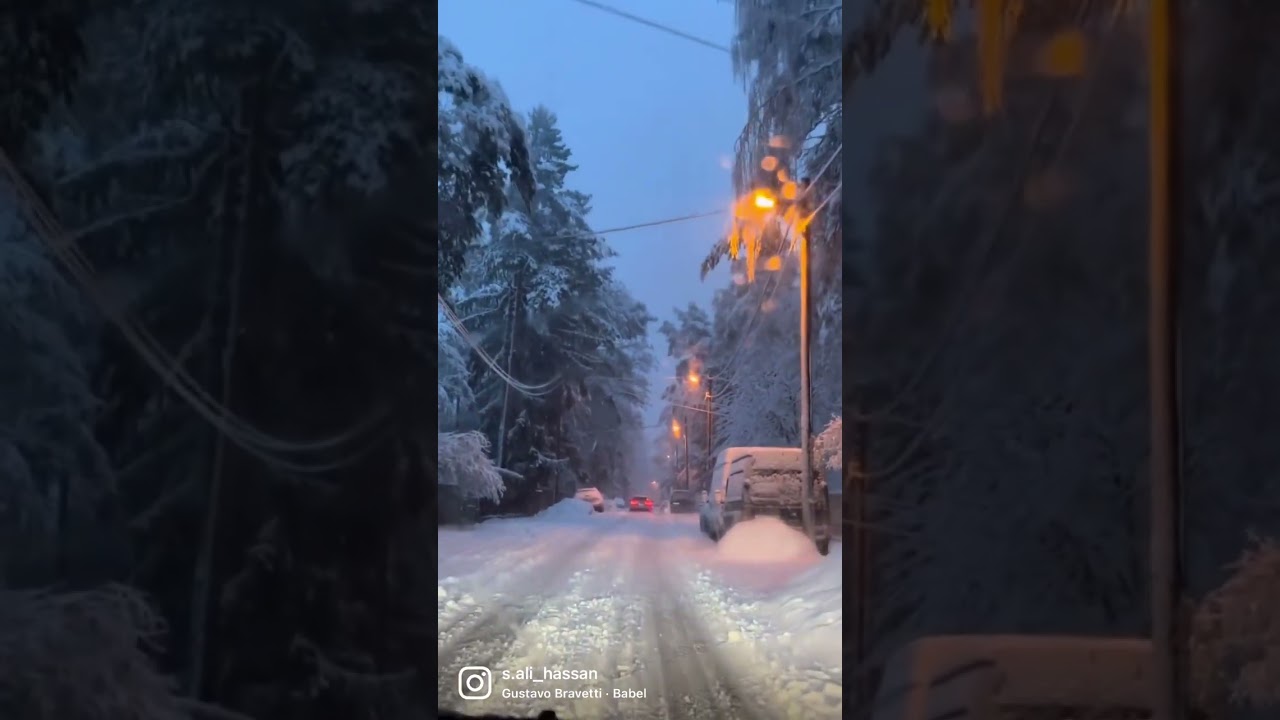 Snowfall in Baltic Region 