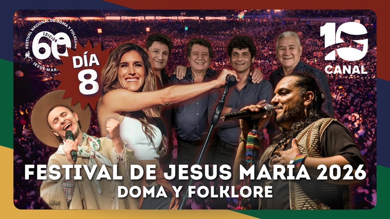 DIA 8 COMPLETO | Soledad, El Indio Lucio Rojas y más | FESTIVAL JESUS MARIA 2026