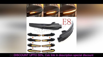 For Mercedes Benz C E S GLC W205 X253 W213 W222 V Class W447 Dynamic Turn Signal Blinker Sequential