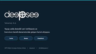 Deepsee Tanıtım Yapay Zekâ Ile Medya Analizi, Osint Ve Egemen Bulut
