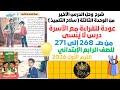 شرح درس عودة للقراءة مع الأسرة درس لا ي نسى للصف الرابع الابتدائي لغة عربية الترم الأول 2026 