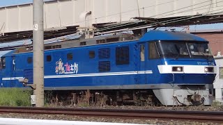 JR貨物列車 EF210-114 桃太郎単機走行 Welcome?Welcome back?Electric locomotive