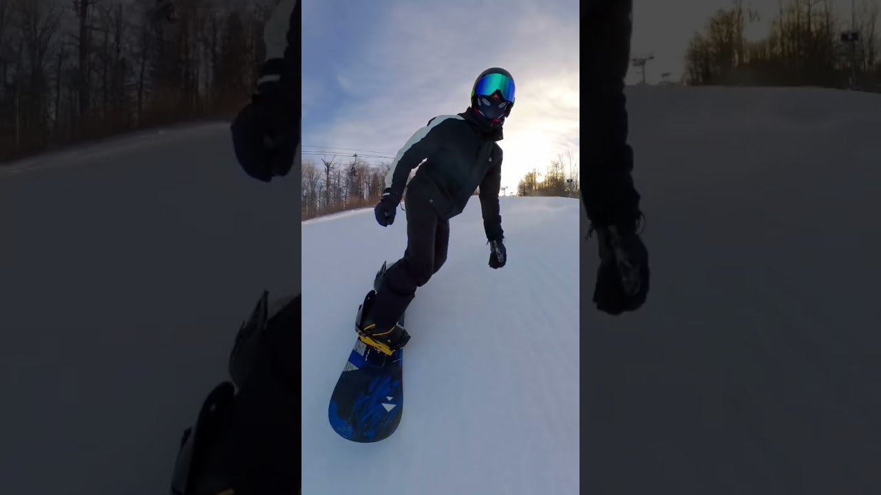 Hari ke 9 belajar main Snowboard 