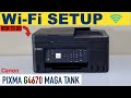 Canon Pixma G4670 WiFi Setup, Connect To Wireless Network !!