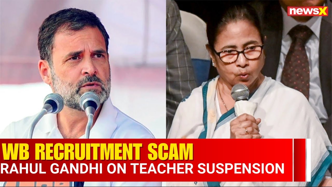 Watch | Rahul Gandhi Opposes Sacking 25,000 Teachers in Bengal, Highlights Student Impact | NewsX