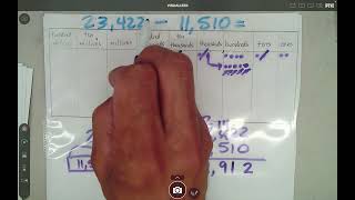 Eureka Math, Subtraction, Lesson 13, Concept Development, Fourth Grade, Module 1