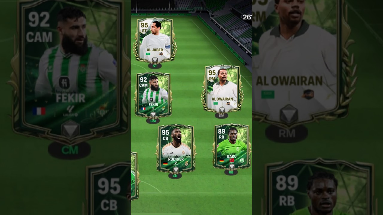FULL RAMADAN SQUAD BUILDER FC Mobile 