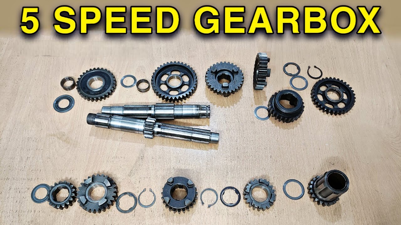 How to Assemble a 5-Speed Motorcycle Gearbox