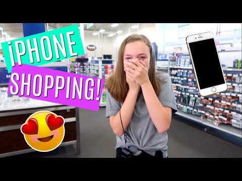 SHATTERED HER iPHONE! SHOPPING FOR NEW iPHONES!