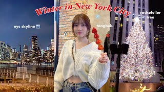 WINTER VLOG ❄️ finals week → christmas in nyc 🗽