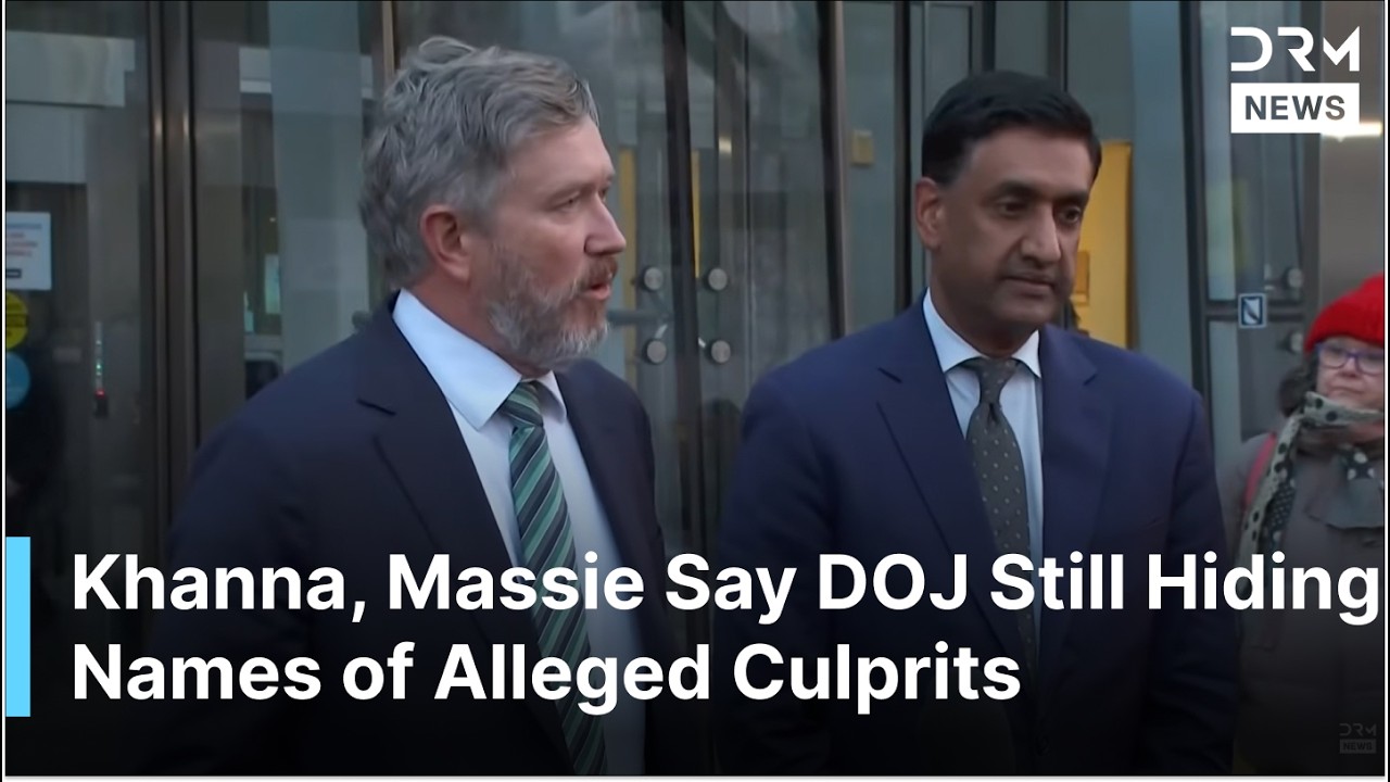 “Six Redacted Men”, Ro Khanna and Thomas Massie Reveal Hidden Names in Epstein Files | AC1G