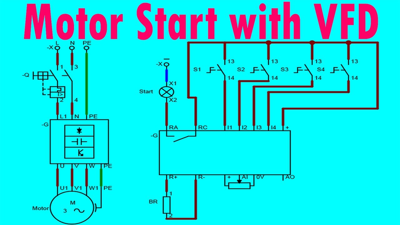 Single phase to 3 phase VFD wiring - 220V to 380V | VFD - INPUT/OUTPUT