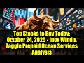 Top Stocks to Buy Today: October 24, 2025 - Inox Wind & Zaggle Prepaid Ocean Services Analysis