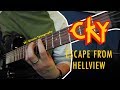 Cky  escape from hellview  guitar cover