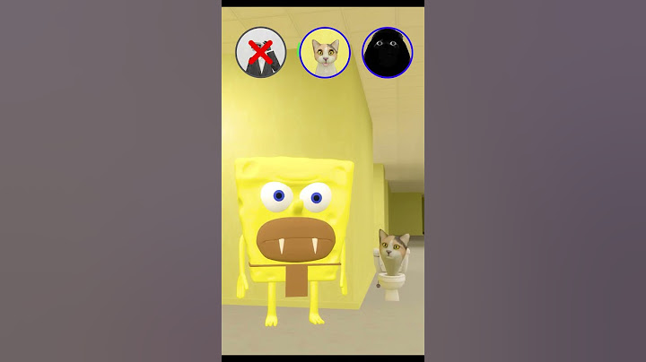 [POV 🔴] Beware! SpongeBob is Lurking Behind the Wall! 😱 #meme #gmod #cat