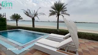 Palm Jumeirah | 2 Bedroom Beach Villa by fam living