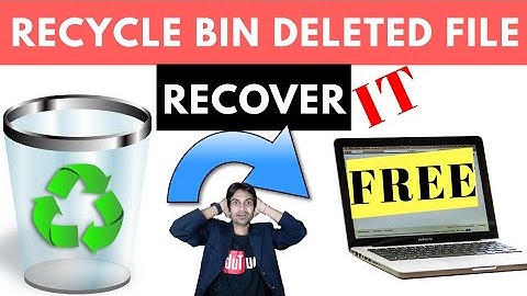 Data Recovery from Recycle bin deleted Files ! Recoverit Free