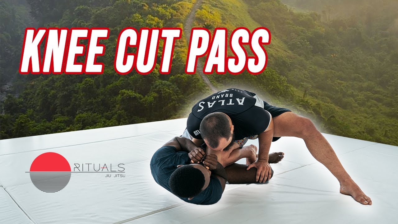 Knee Cut Pass from Open Guard for No Gi BJJ - YouTube