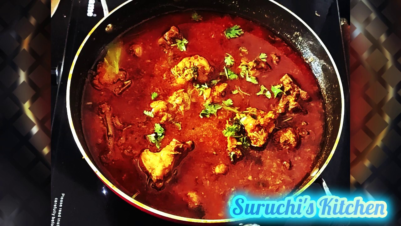 Suruchi Chicken Chicken Rassa/Chicken Curry By Suruchi's Kitchen - YouTube