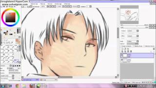 How to color the skin using paint tool SAI