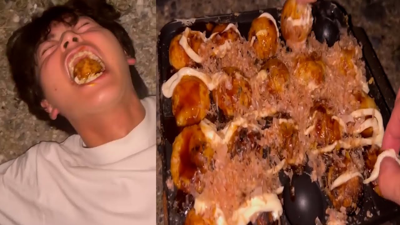 たこ焼きパーティーして泥酔in多摩川