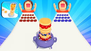 Pancake Run Apple Gameplay All Levels iOS,Android Walkthrough BIG UPDATE ! GAME New Levels HF7EKD9 screenshot 4