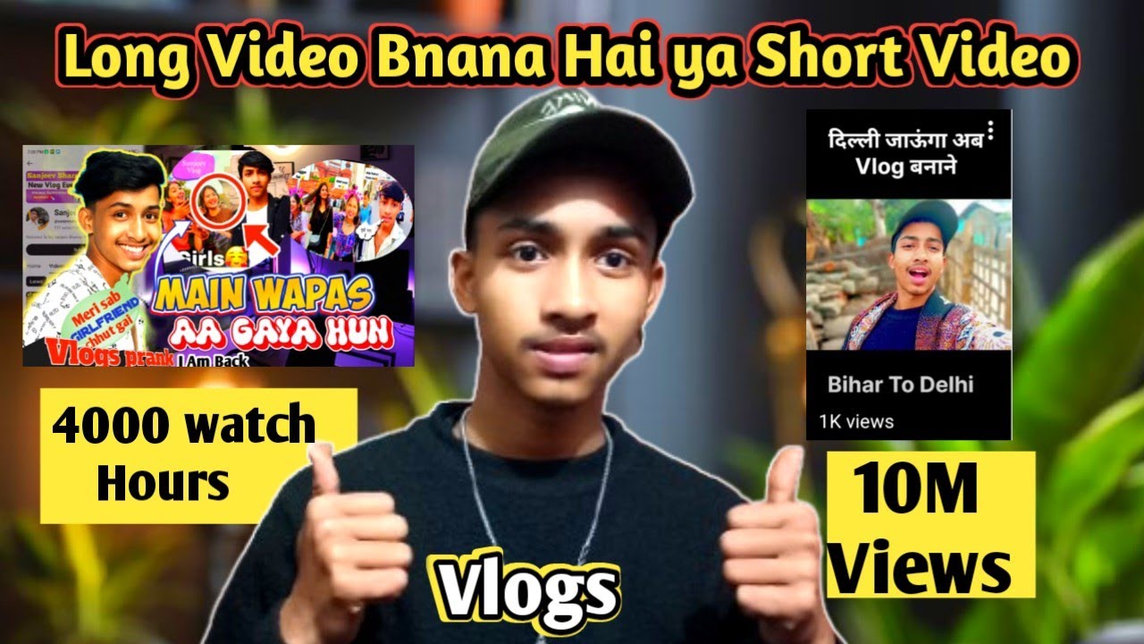 Shorts Se Long Video Comeback | Watch Time Grind Started! Vlog