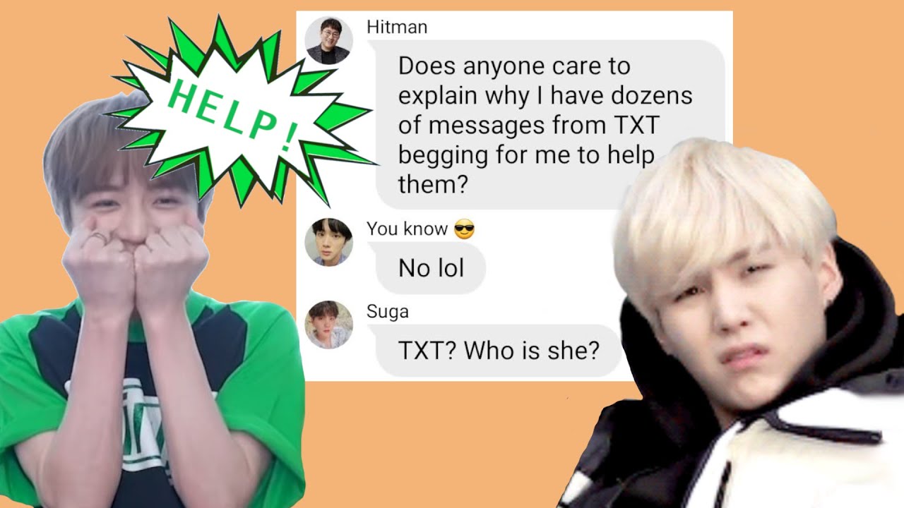 BTS Texts - BTS vs TXT: the fight [who will get Hitman's slipper?]