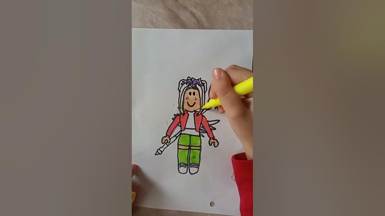 Роблокс скин Раскраска, рисунок, как раскрасить #diy #satisfying #cute ...