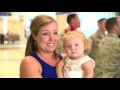 Deployed Soldier returns to see daughter walk for the first time