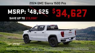 $13,998 off the GMC Sierra 1500! 💥0% financing. This October at Temecula Valley Buick GMC! 🚚