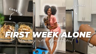 FIRST WEEK LIVING ALONE |  UNPACKING, COOKING, & HAVING A MENTAL BREAKDOWN by Princess Melissa 1,237 views 7 months ago 44 minutes