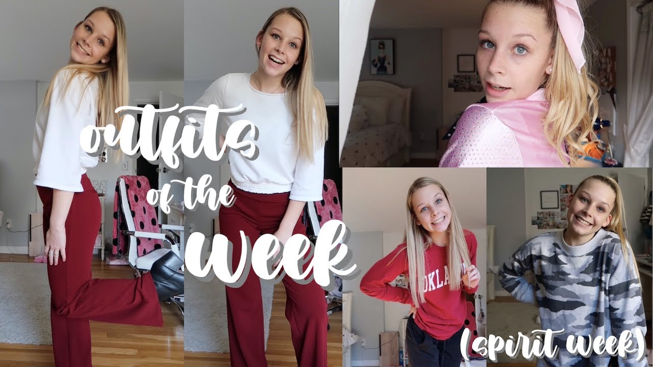 outfits of the week: spirit week edition!!