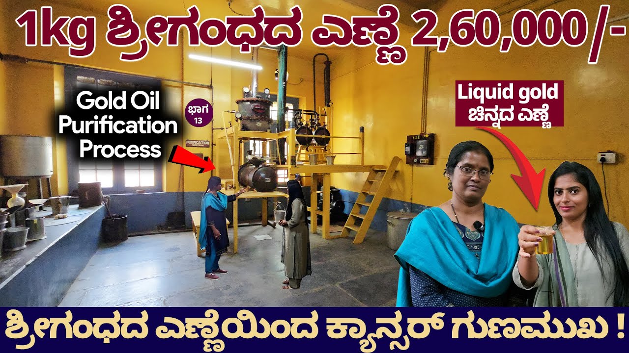 1 KG ಶ್ರೀಗಂಧ ಎಣ್ಣೆ  260000/ ಗಂಧದ ಎಣ್ಣೆಯಿಂದ ಕ್ಯಾನ್ಸರ್ ಕ್ಯೂರ್ - NandiniKL-Mysore Sandal Oil Factory-13