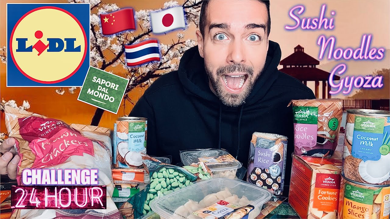 MANGIO PER 24 ORE SOLO CIBO ASIATICO! | Vlog 18/gennaio/2023
