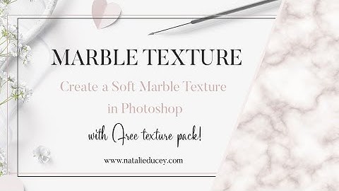 How to Create Marble Texture in Photoshop ~ With Free Textures Pack!