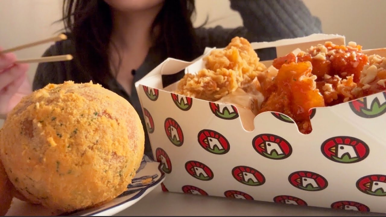 【韓国チキン/チーズボール】限界OL平日消耗した女ご褒美にチキンとチーズボール食べてHPを回復させる❤️‍🩹