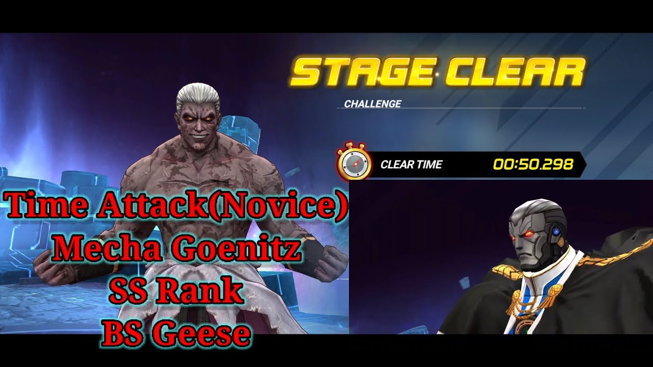 KoFas Time Attack (Novice) - BS Geese(solo) King Of Fighters Allstars