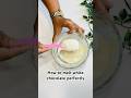 How to melt white chocolate properly | How to add colour to white chocolate | @TutuCakes    #cake