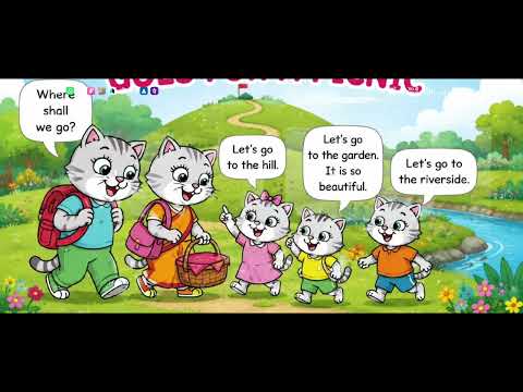 Class -3rd Sub - English Listen,repeat and read. Page no-6&7