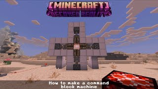 TUTORIAL. How to make a Command Block Machine in Minecraft Decayed Reality Bedrock screenshot 5