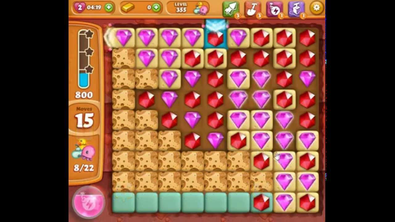 Diamond Digger Saga level 355 no boosters 😈